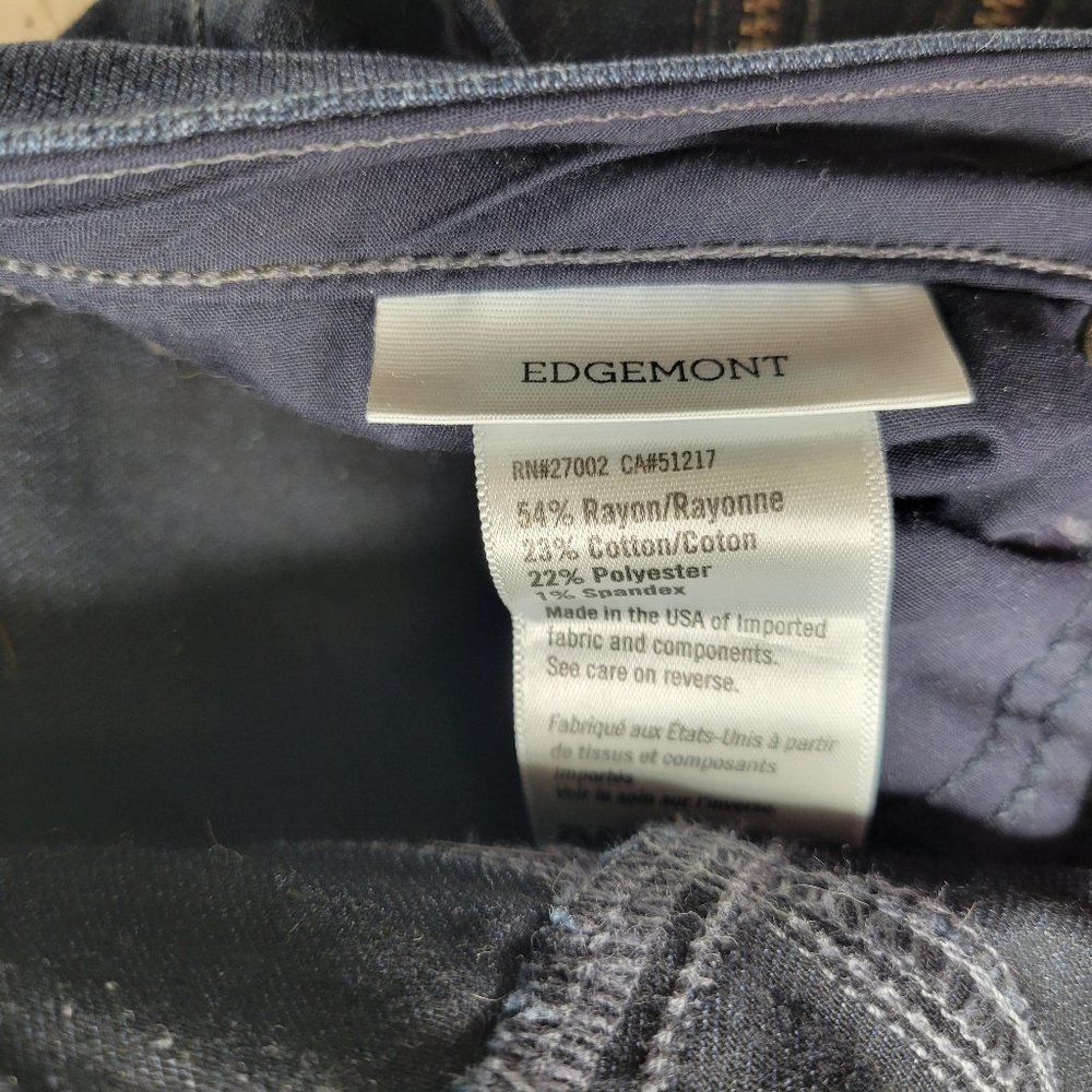 Paige Women's Size 25 Jeans Edgemont Zippers - Picture 6 of 6